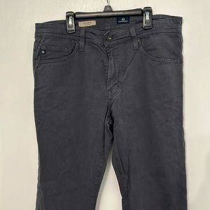 ADRIANO GOLDSCHMEID AG The Graduate Charcoal Gray Tailored Fit Pants 34x34